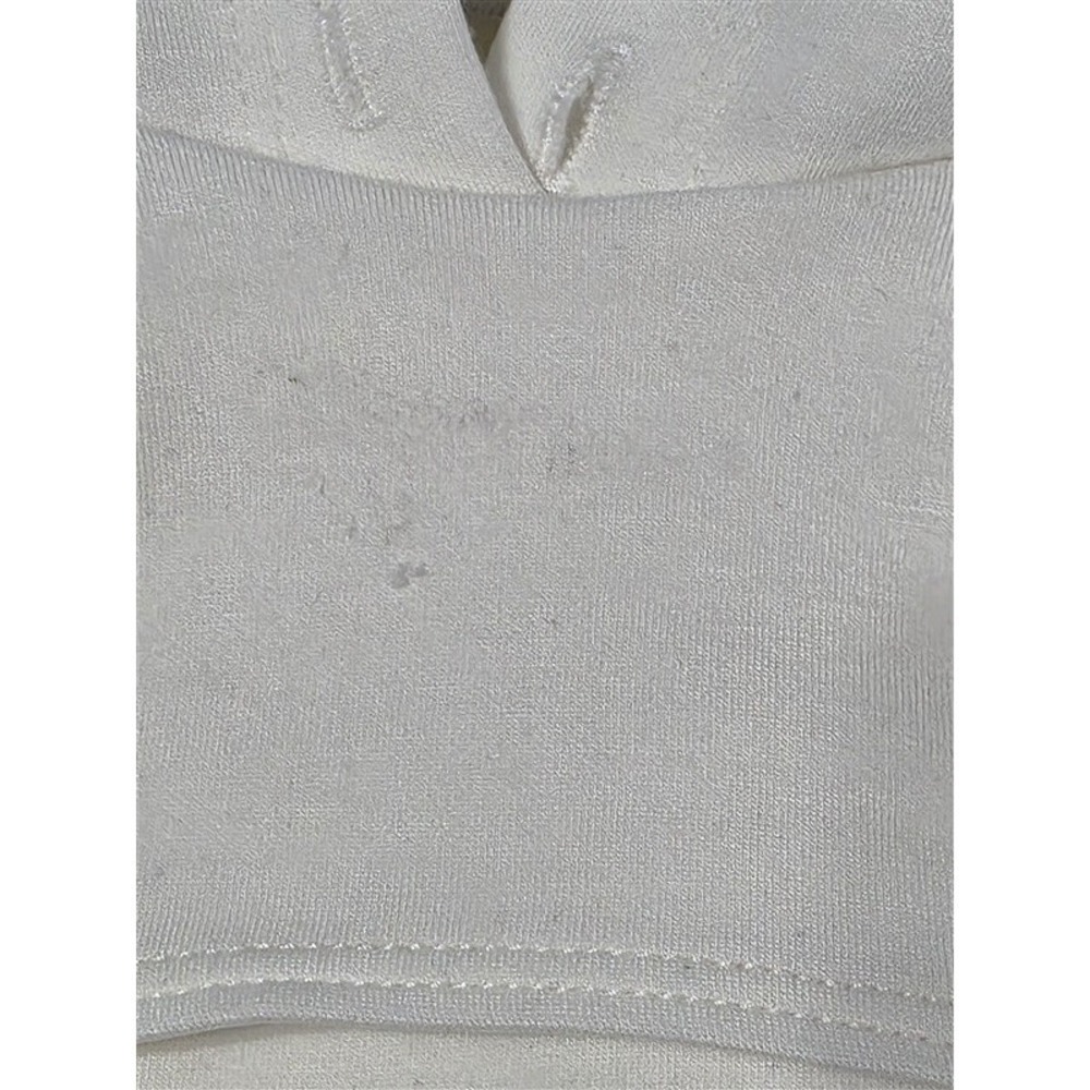 NWOTD Lanston SM Cut Out Cropped Hoodie White 127045 - Picture 5 of 6